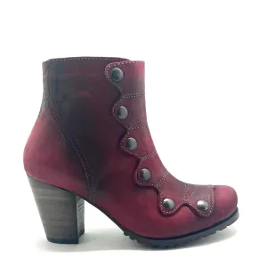 Jour - Cranberry/Grey- Ankle Boot- Last pairs 36 and 37!