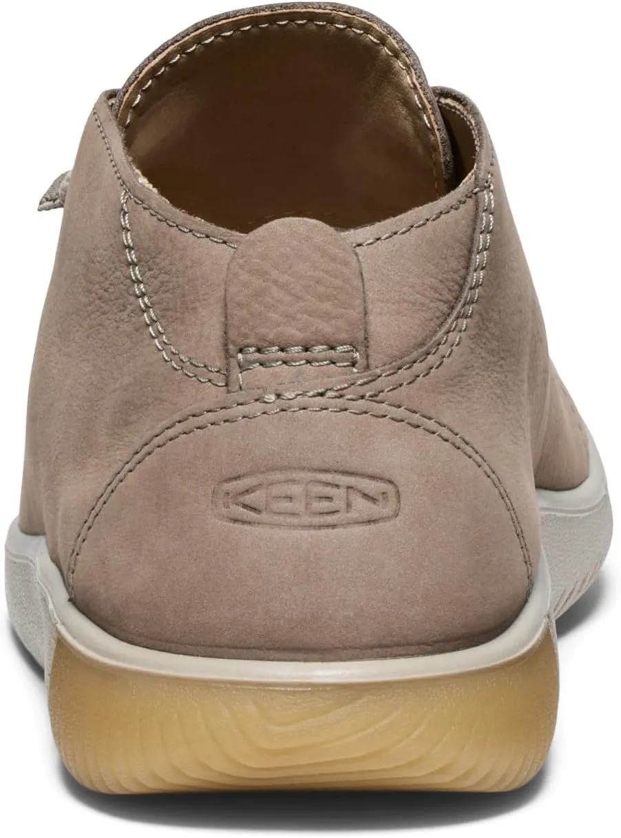 KEEN Men's Knx Mid Top Leather Flexible Comfortable Chukka Boots