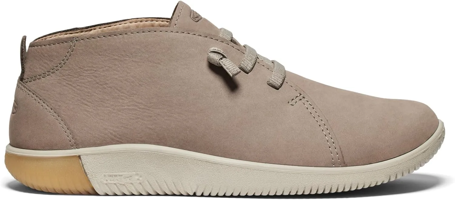 KEEN Men's Knx Mid Top Leather Flexible Comfortable Chukka Boots