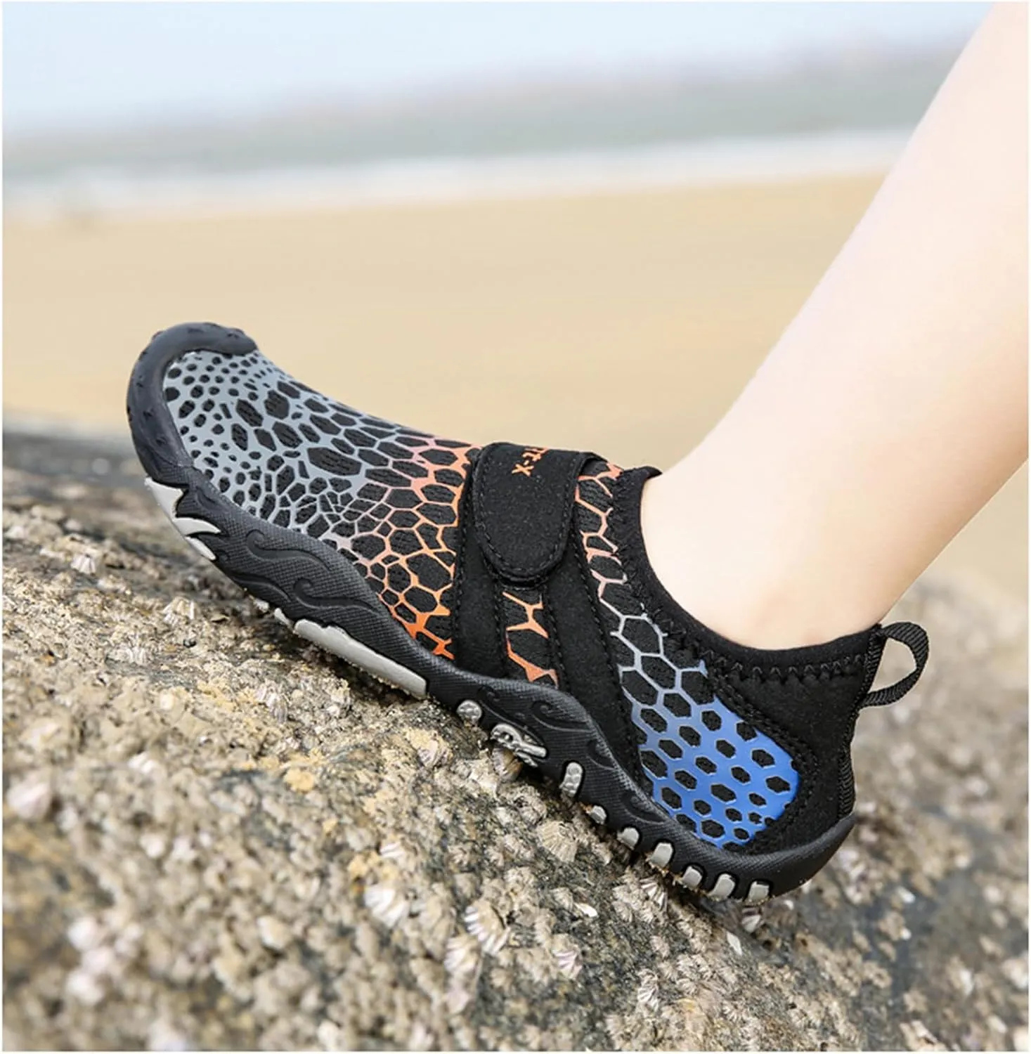 Kids Barefoot Shoes Boys Girls Wide Toe Box Barefoot Shoes Lightweight Slip On Walking Tennis Shoes Zero Drop Minimalist Sneakers Waterproof Breathable Shoes Toddler Barefoot Hiking Shoes