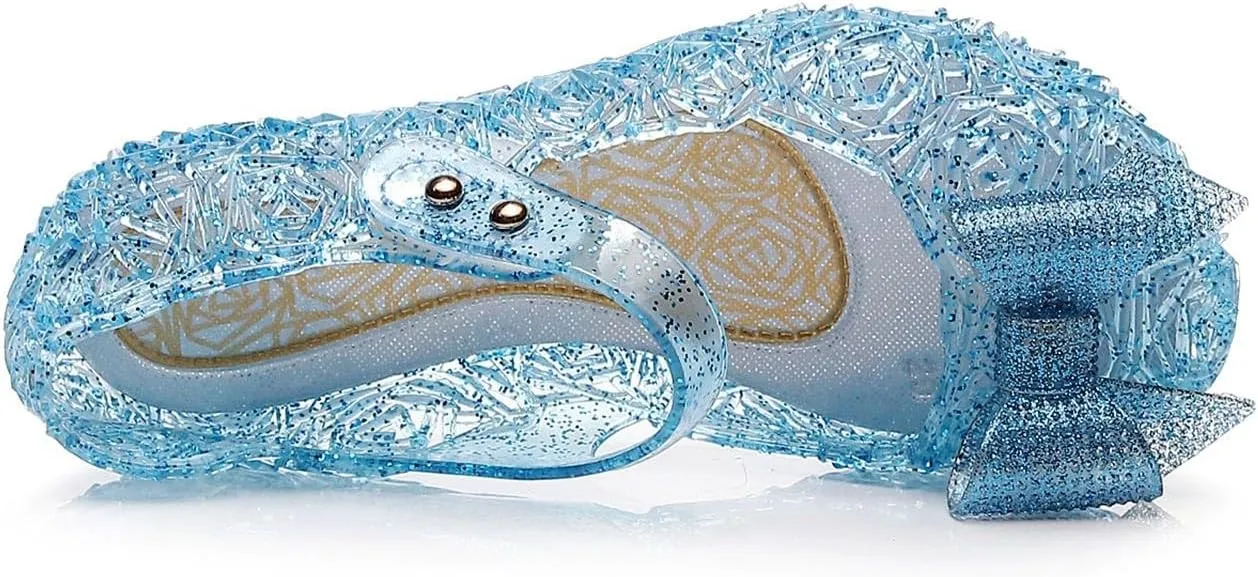 Kids Slides Sandals Girls Sandals Fashion Pattern Cute Bow Decoration Soft Sole Comfortable Hook Loop Shoes Kids Closed Toe Water Sandal