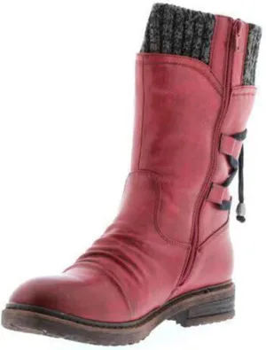 Ladmiple Boots For Women Ankle Booties Low Heel Mid Calf Combat Riding Fashion Winter Motorcycle Military Biker Boots