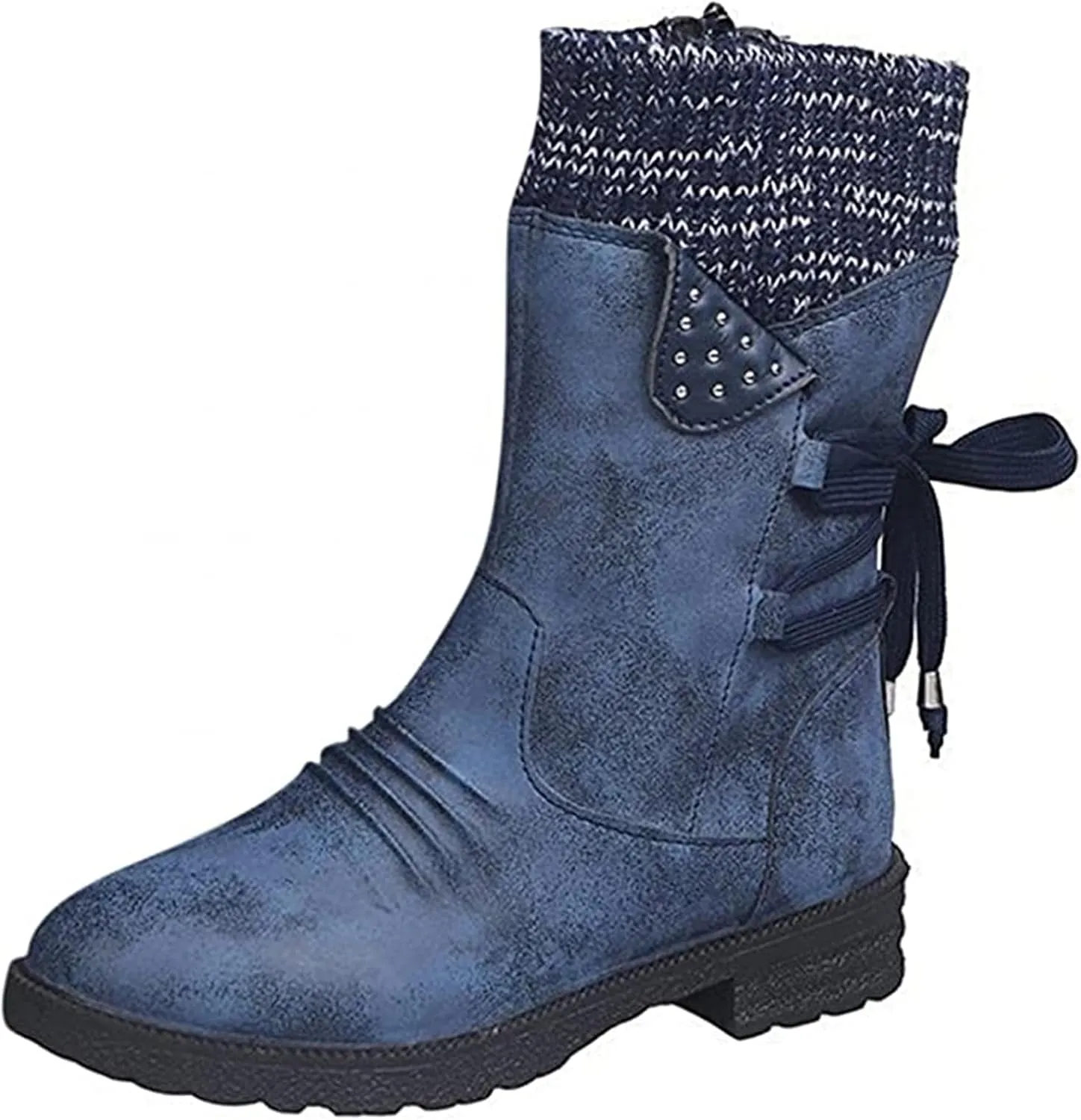 Ladmiple Fall Bo_oties for Women 2023 Low He_el Mid_Calf Dress Biker bo_ots Motorcycle Combat Military an_kle bo_oties