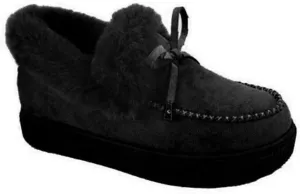 Ladmiple Winter Boots For Women Wide Width Snow Boots Comfortable Slip on Fur Lined Cold Weather Warm Ankle Booties