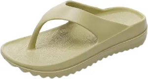 Lazy Shoes Women's Orthotic Flip Flops with Arch Support Soft Thong Pillow Sandals Flip Flops Wedges Slipper