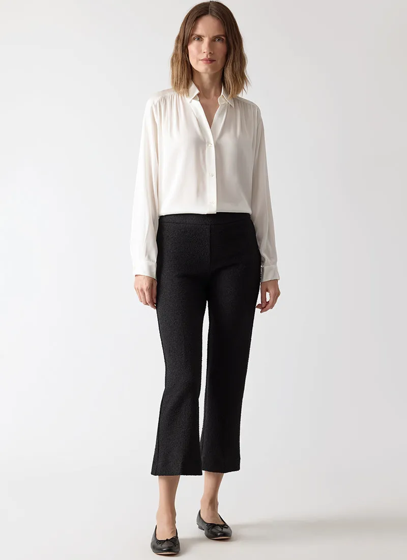 Leo Bouclé Crop Flare Pant