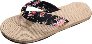 Lightweight Flip Flops for Women Women's Beach Flip Flop Lightweight and Soft Slip On Beach Slippers