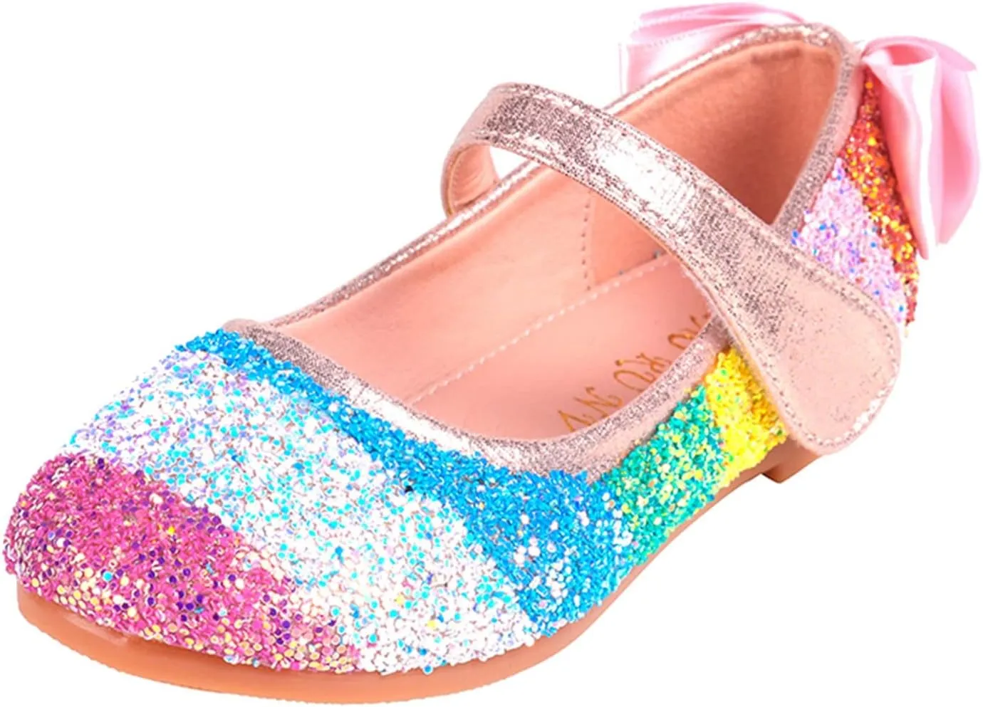 Little Girl Dance Shoes Performance Single Shoes Loafers Children Dance Shoes ??lack and White Stripes Shoes
