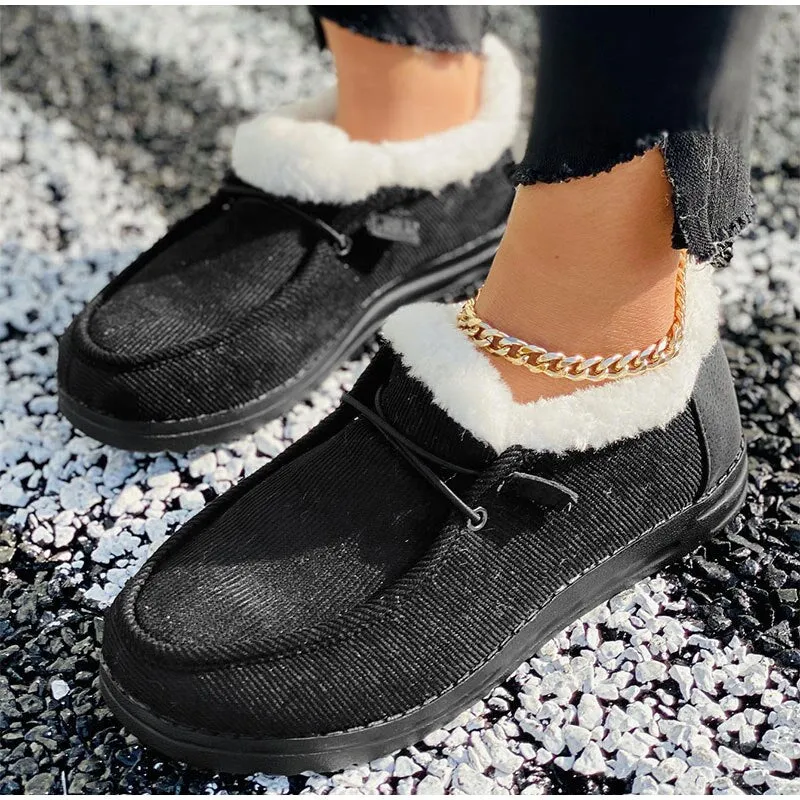 MAYA™ WOMEN'S WARM FUR LINING ANKLE BOOTS