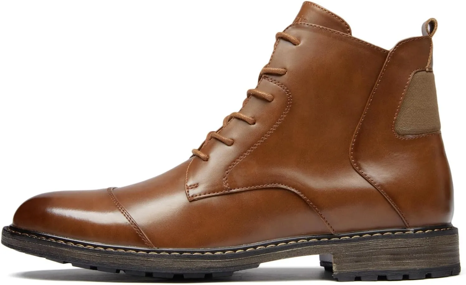 Men's Ankle Boots Lace-Up Dress Shoes, Oxford Business Shoes for Men.
