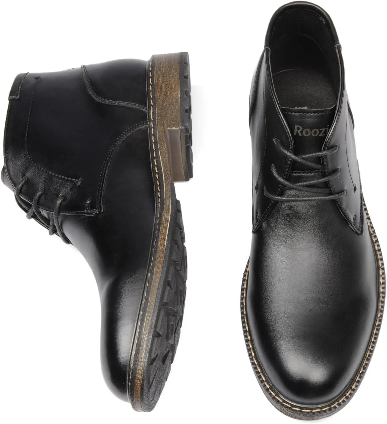 Men's Boots Lace-Up Casual Chukka Boots Oxford Dress Boots for Men.