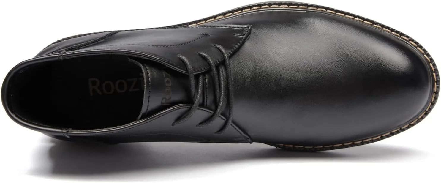 Men's Boots Lace-Up Casual Chukka Boots Oxford Dress Boots for Men.