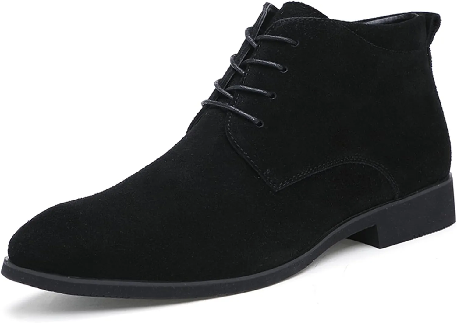 Men's Chukka Oxford Dress Boots - Casual Fashion Mid-Top Leather Ankle Boot Business Work Shoes for Men