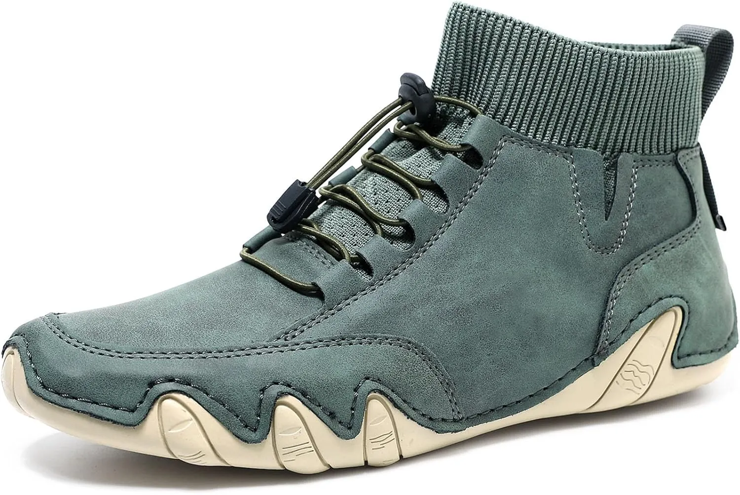 Men's Classic Italian Handmade Chukka Boots Fashion Comfort Slip Resistant Outdoor Hiking Driving Ankle Boots