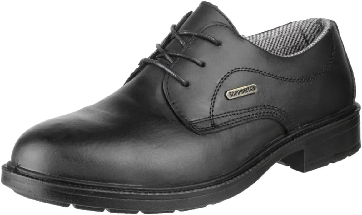 Mens FS62 Waterproof Lace up Gibson Safety Shoe Black Size UK 11 EU 45