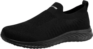Mens Slip On Walking Shoes Running Shoes Trainers Athletic Gym Fitness Sport Sneakers Non Slip Breathable Mesh Workout Fashion Breathable All Day Comfortable Arch Support Sneakers