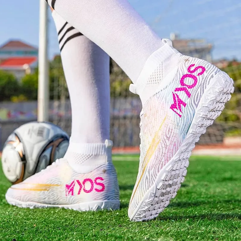 Men's Soccer Cleats Shoes Football Cleats Shoes Training Athletic Women Professional Sneaker Outdoor for AG/FG