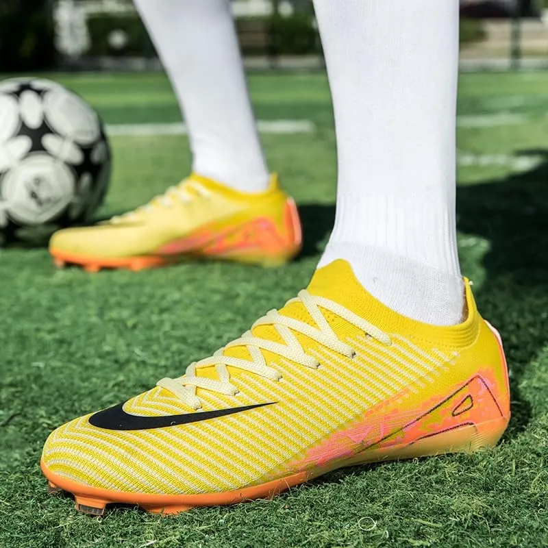 Men's Soccer Cleats Shoes Football Shoes for Training Athletic Professional Sneaker Outdoor AG/FG