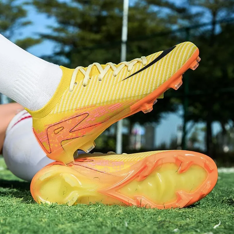 Men's Soccer Cleats Shoes Football Shoes for Training Athletic Professional Sneaker Outdoor AG/FG