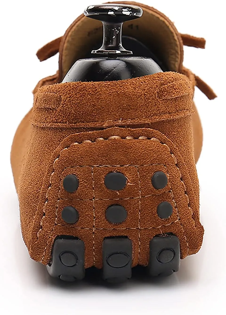 Men's Soft Suede Driving Loafers Shoes Handmade Moccasin Slippers Business Shoes Leather Loafers Casual Shoes for Men Slip On Boat Shoes