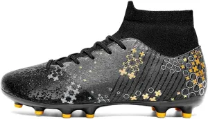 Men's Wide Shoes Men's Soccer Boots, Boys/Girls Flags Soccer Boots High-top Training Soccer Boots Outdoor Soccer Boots/Comfort Trends