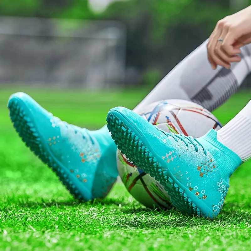 Men's Wide Shoes Men's Soccer Boots, Boys/Girls Flags Soccer Boots High-top Training Soccer Boots Outdoor Soccer Boots/Comfort Trends