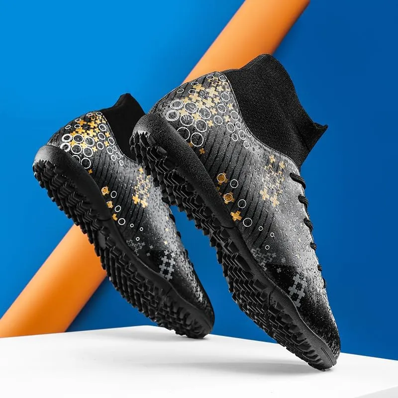 Men's Wide Shoes Men's Soccer Boots, Boys/Girls Flags Soccer Boots High-top Training Soccer Boots Outdoor Soccer Boots/Comfort Trends