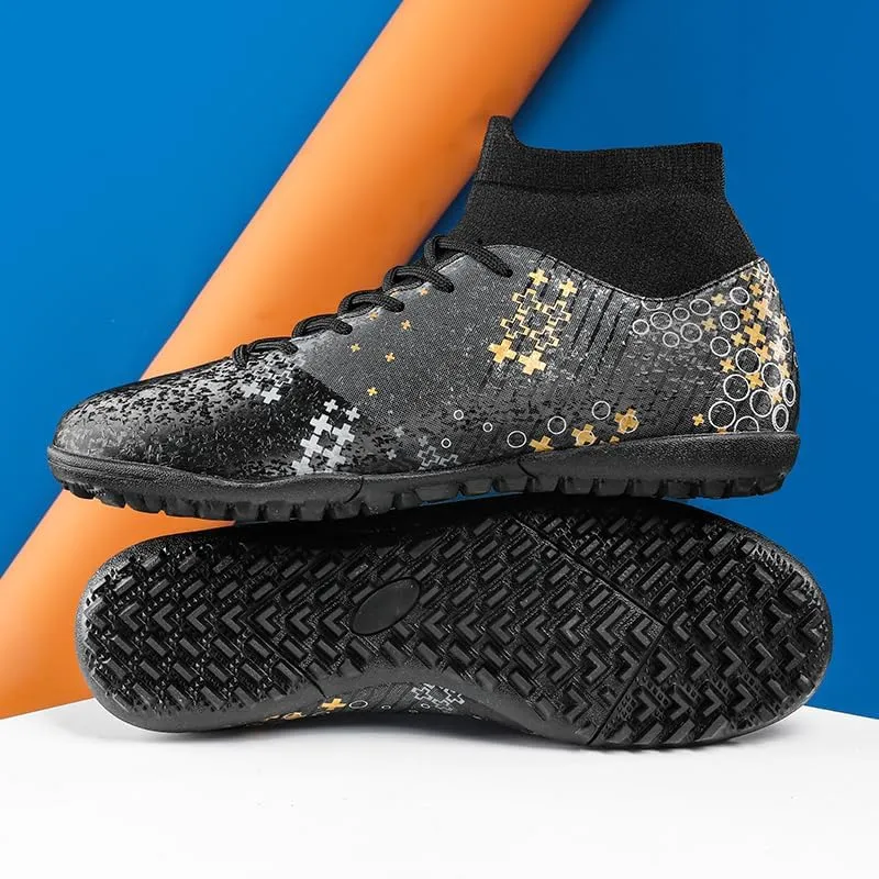 Men's Wide Shoes Men's Soccer Boots, Boys/Girls Flags Soccer Boots High-top Training Soccer Boots Outdoor Soccer Boots/Comfort Trends