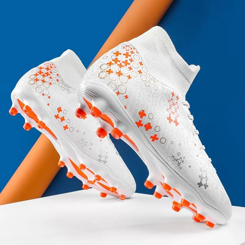 Men's Wide Shoes Men's Soccer Boots, Boys/Girls Flags Soccer Boots High-top Training Soccer Boots Outdoor Soccer Boots/Comfort Trends