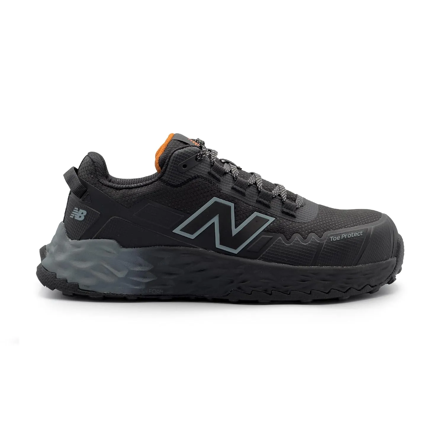 New Balance Fresh Foam Cremorne Composite Toe Safety Shoes for Women - Non Slip, Electrical Hazard - Wide, Black, Low Rise