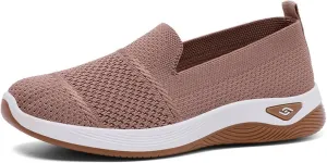 Orthopedic Shoes for Women Dressy Breathable Soft Shoes Arch Support Comfortable Breathable Walking Slip on Sneakers Lightweight Sneaker 2025