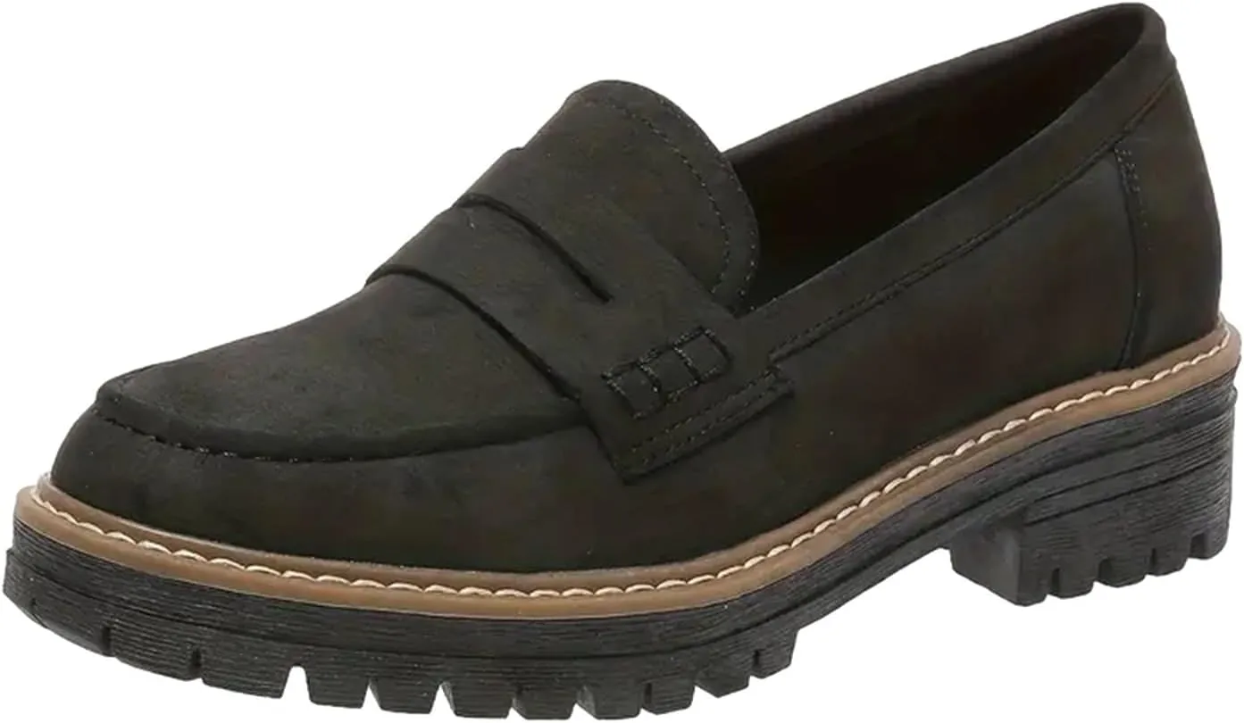 Orthoture-orthopedic Platform Loafers for Women,Wide Width Dress Shoes Ortho Comfort Shoes Slip On Penny Loafers