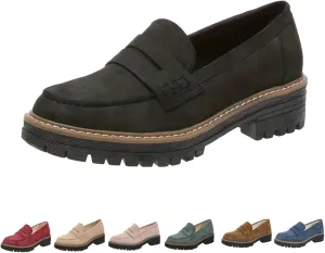 Orthoture-orthopedic Platform Loafers for Women,Wide Width Dress Shoes Ortho Comfort Shoes Slip On Penny Loafers