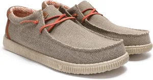 PITAS Men??s Steve Slip-On Loafers | Comfortable & Lightweight | Casual Footwear for Men | Taupe
