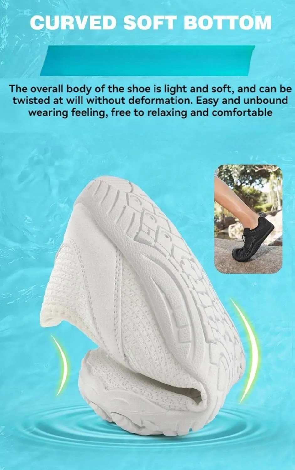 Pro Barefoot Shoes for Women Men Walking Athletic Hike Sneakers Outdoor Waterproof Water Shoes with Wide Toe Box