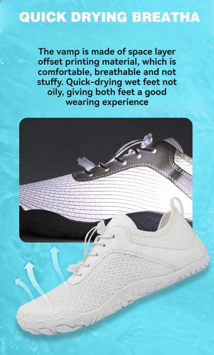 Pro Barefoot Shoes for Women Men Walking Athletic Hike Sneakers Outdoor Waterproof Water Shoes with Wide Toe Box