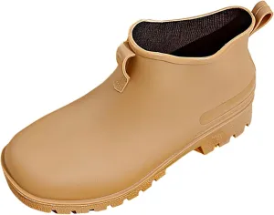Rain Boots Women Wide Calf Ankle Boots For Women Ankle Booties Waterproof Low Heel Rain Shoes Cowboy Cowgirl Winter Combat