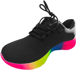 SBGMoSJ Business Casual Sneakers for Women 2023 Zapatillas Blancas para Mujer Elegantes Women's Tennis Shoes Size 9 Black Trendy Platform Sneakers for Women 2023 Cycling Shoes for Women