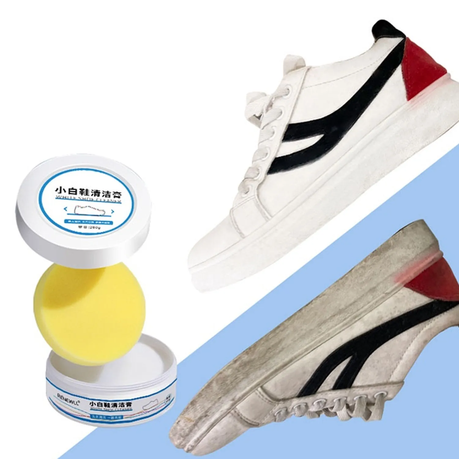 Shoe Stain Remover Cream - Sneaker Cleaning Kit