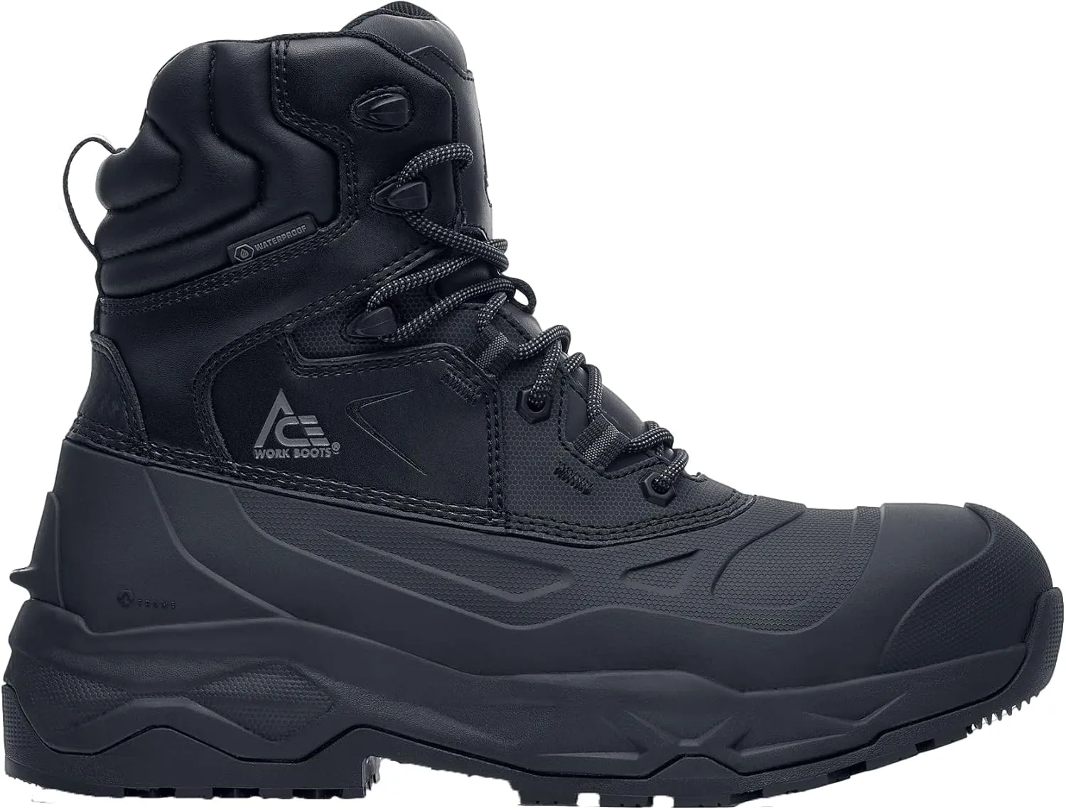 Shoes for Crews ACE Fargo II, Men's, Women's, Unisex Composite Toe (CT) Work Boots, Slip Resistant, Waterproof