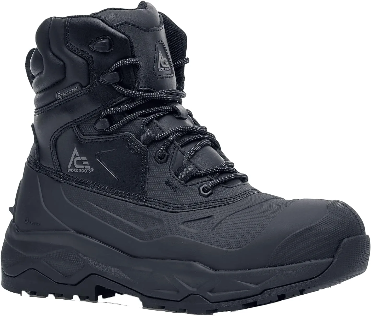 Shoes for Crews ACE Fargo II, Men's, Women's, Unisex Composite Toe (CT) Work Boots, Slip Resistant, Waterproof