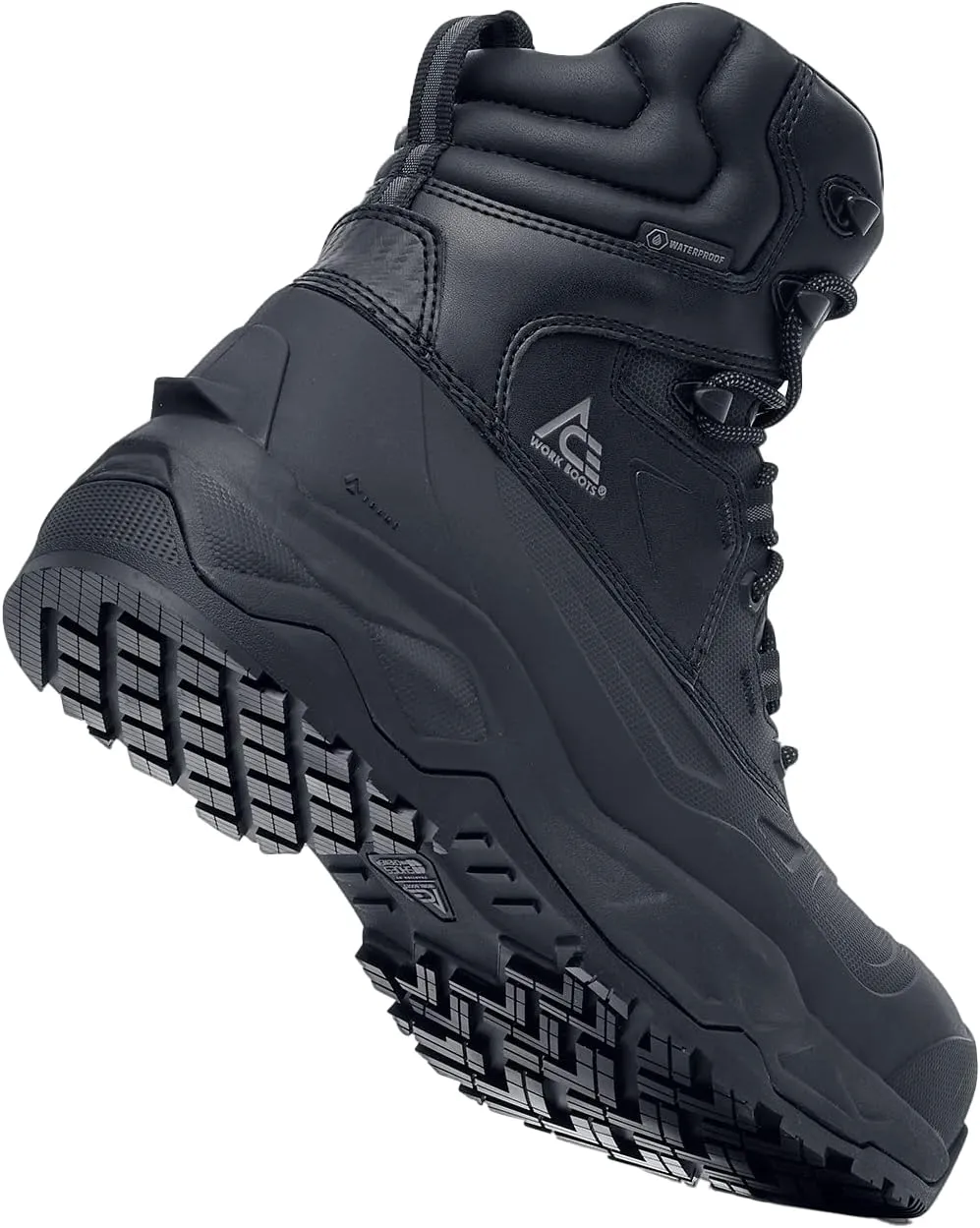 Shoes for Crews ACE Fargo II, Men's, Women's, Unisex Composite Toe (CT) Work Boots, Slip Resistant, Waterproof
