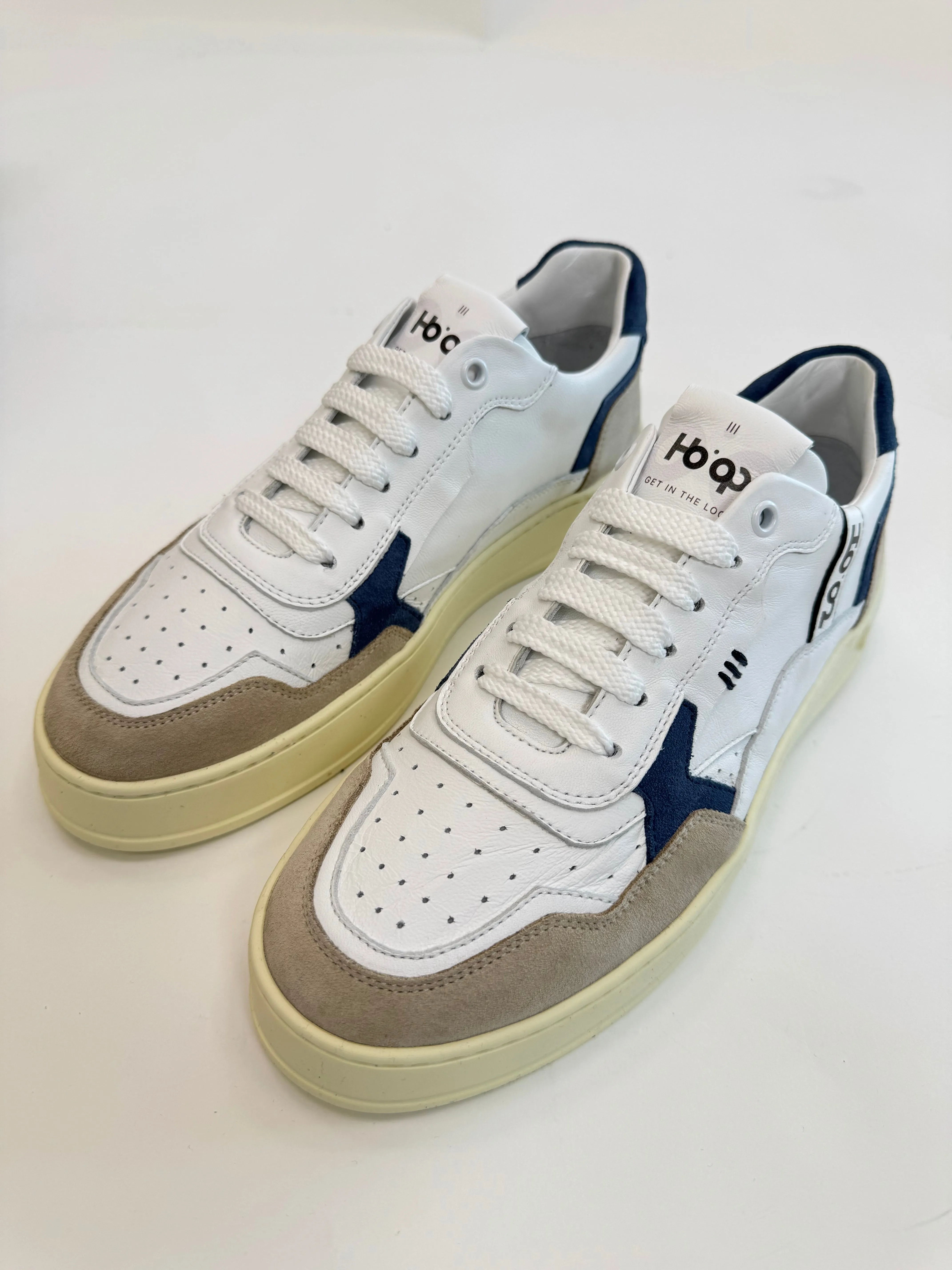 Sneaker Ho'op White Blu Denim