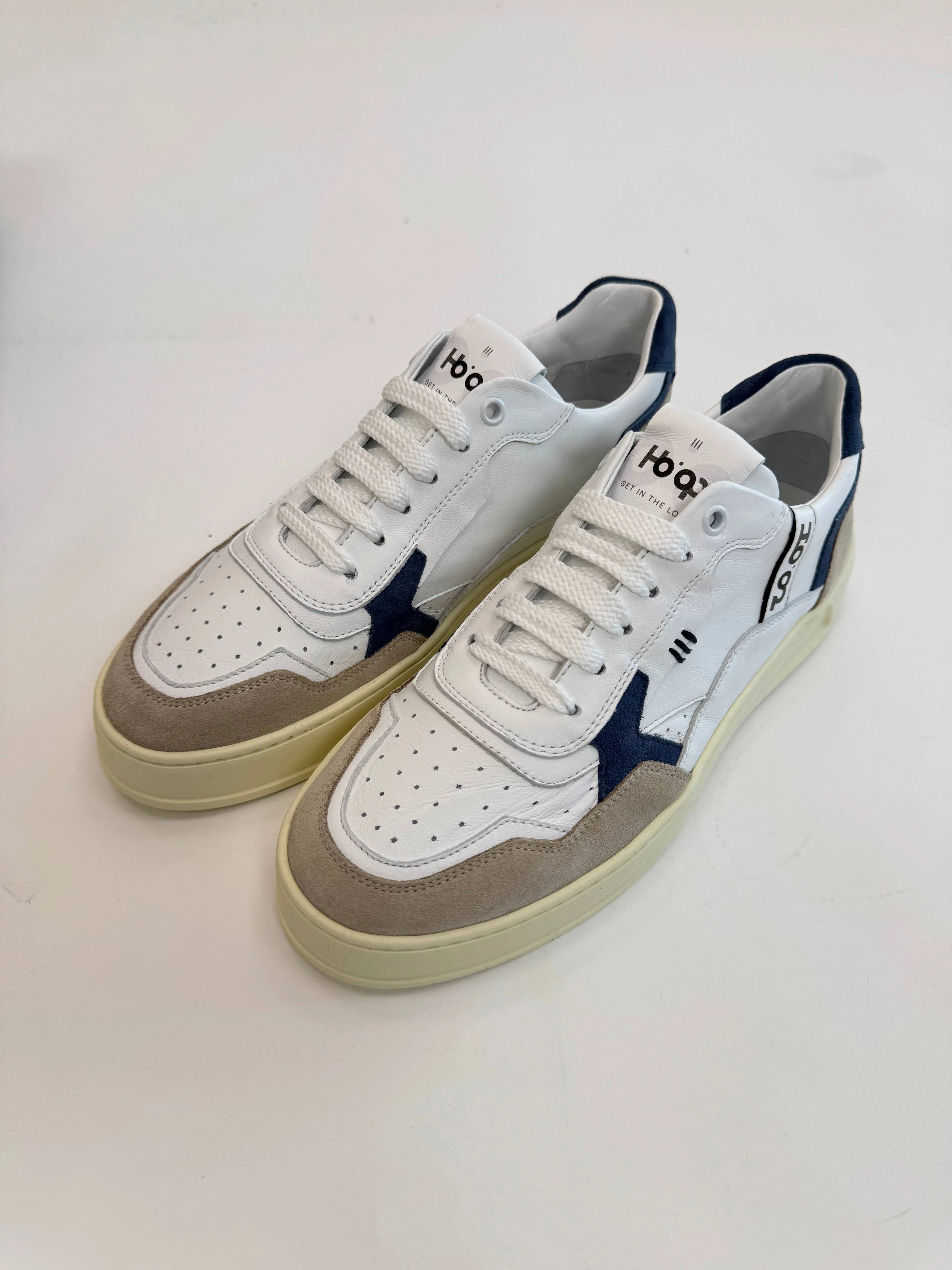 Sneaker Ho'op White Blu Denim