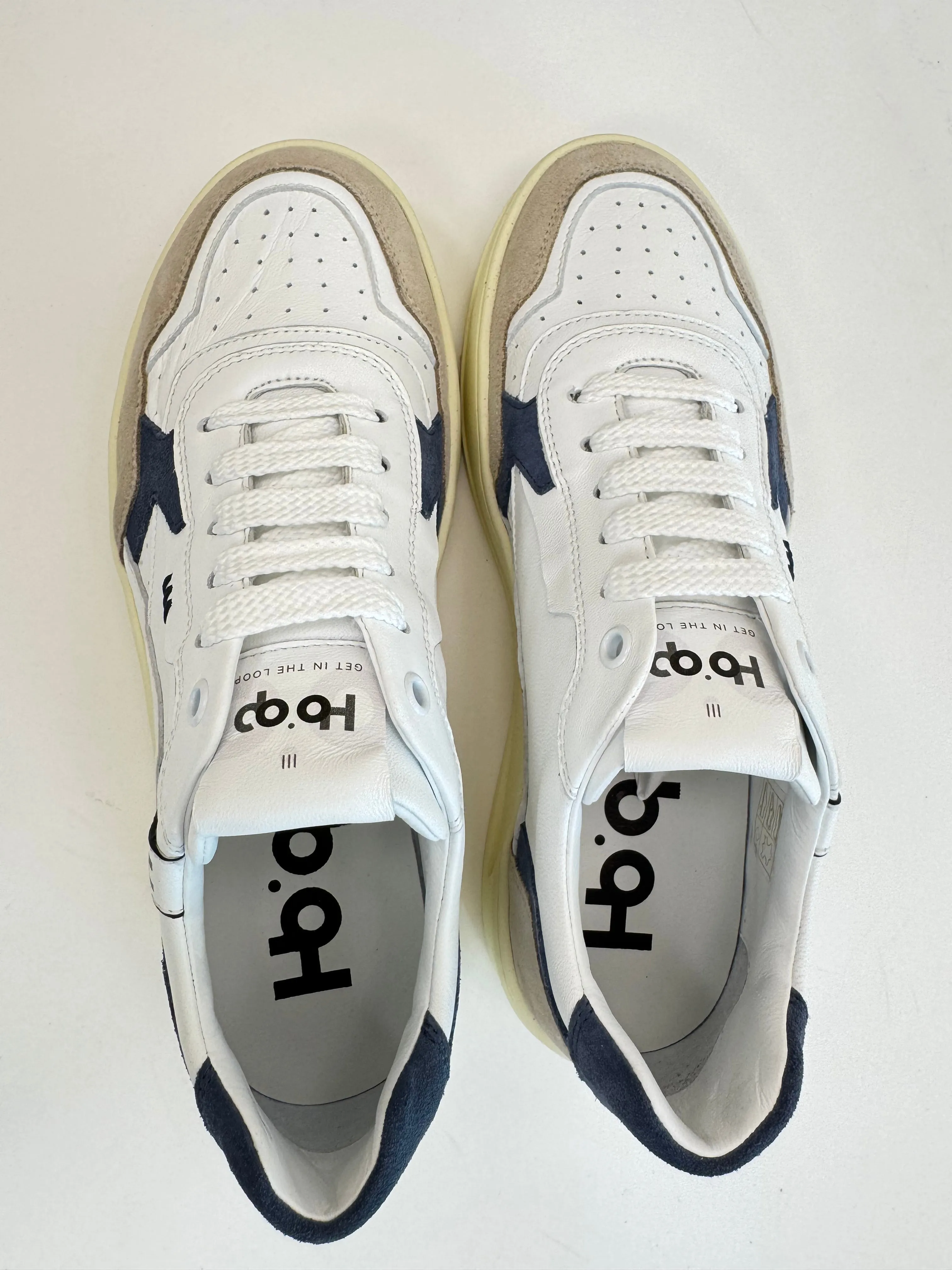 Sneaker Ho'op White Blu Denim