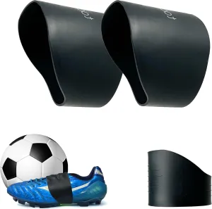 Soccer Lace Bands Youth ?C Premium Silicone ?C Lace Cover for Soccer Cleats, Soccer Shoe Lace Bands (1 Pair)