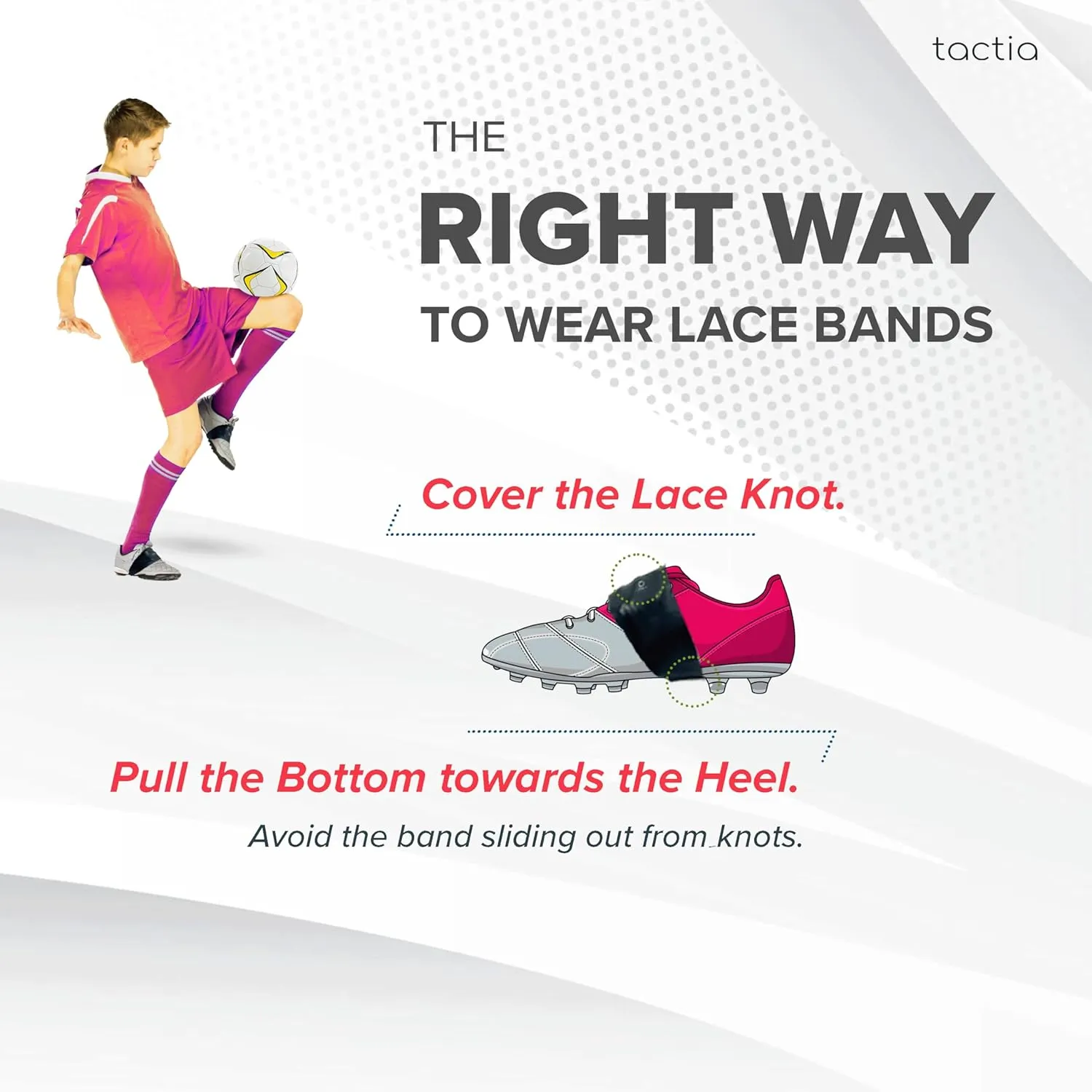Soccer Lace Bands Youth ?C Premium Silicone ?C Lace Cover for Soccer Cleats, Soccer Shoe Lace Bands (1 Pair)