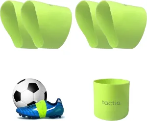 Soccer Lace Bands Youth ?C Premium Silicone ?C Lace Covers for Soccer Cleats, Soccer Shoe Lace Bands (2 Pairs)