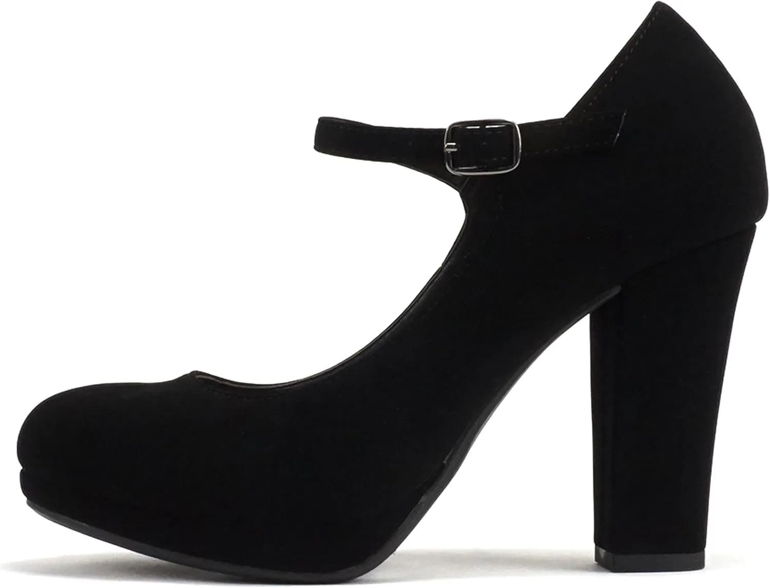 Soda Ayden ~ Women Mary Jane Ankle Strap Cushion High Heel Pump Shoe