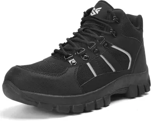 Steel Toe Boots for Men Women Comfortable Puncture Proof Safety Work Shoes for Indestructible Construction Working and Daily Wear